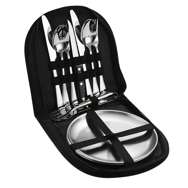 10-Piece Stainless Steel Outdoor Dining Essentials Cutlery Set Dc-264