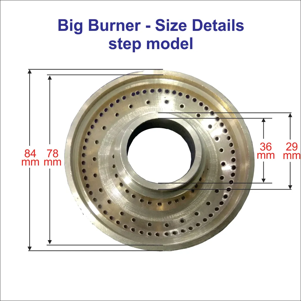 3 no gas stove burner for glass top  Vidium stove SMB