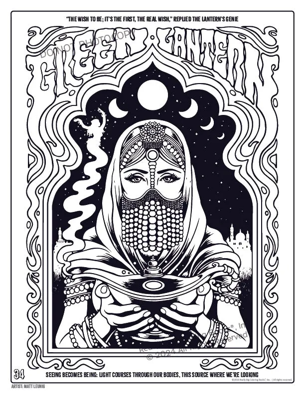 Califari's Adult Coloring Book - A Relaxation Tool
