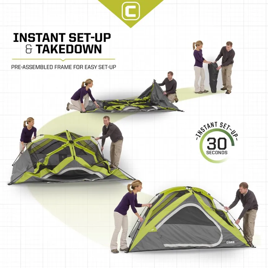 Core 3P Instant Tent Dome Tent