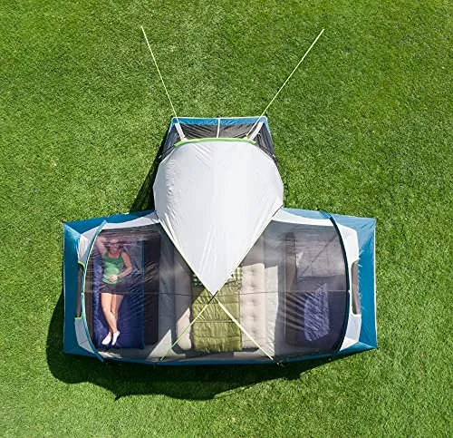 Dome Tent Ozark Trail 10-Person Family Camping Tent with 3 Rooms