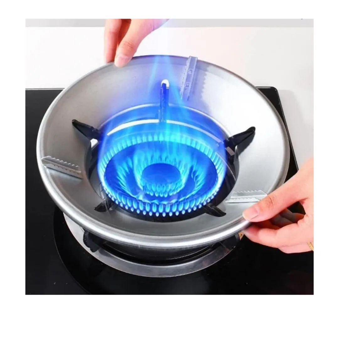 Gas Stove Burner Stand | Gas Chula Support Stand Stove Protector | Stove protector (Metal, 2 Pcs)