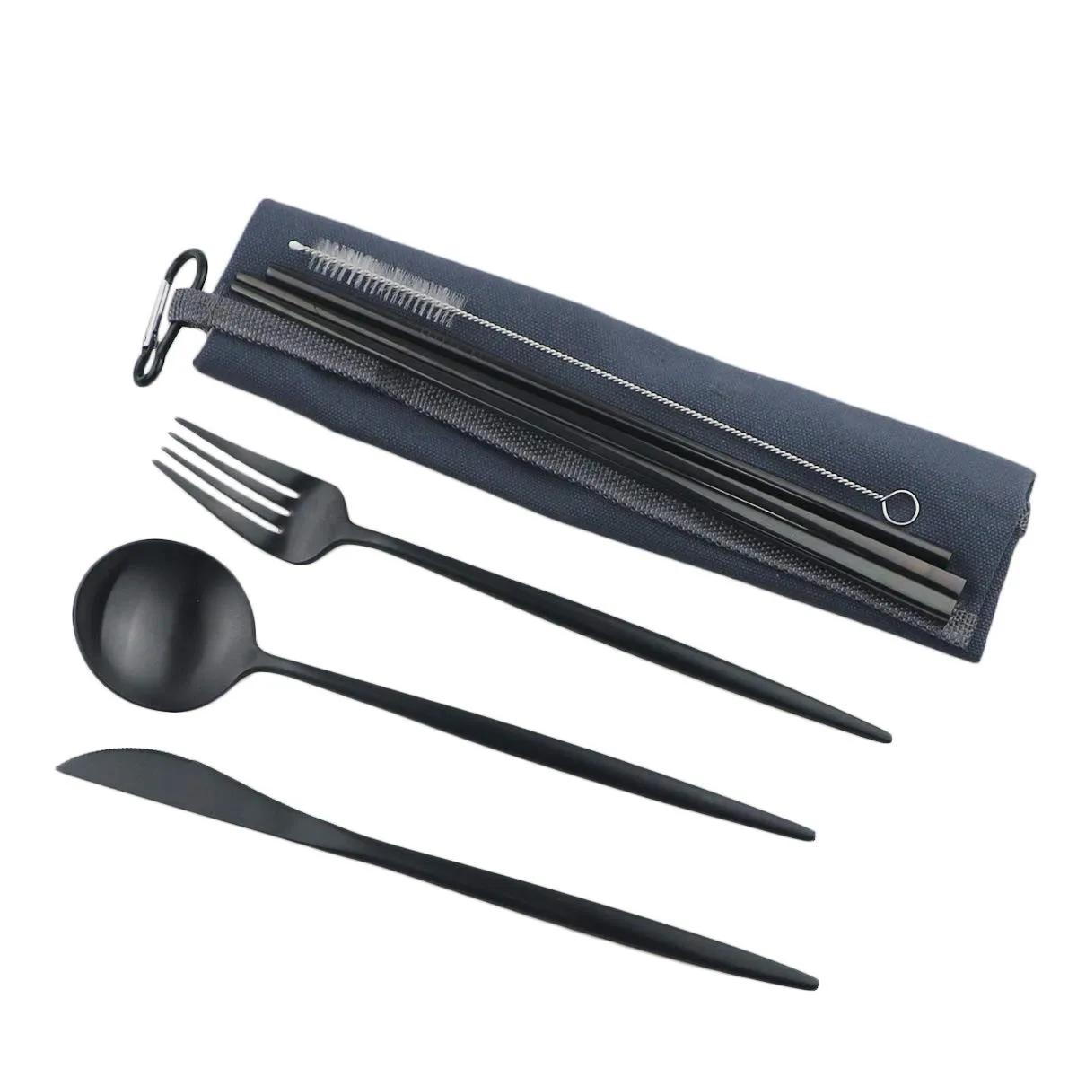 Gugrida: 18/10 Stainless Steel Portable Utensils Set (7-pieces)