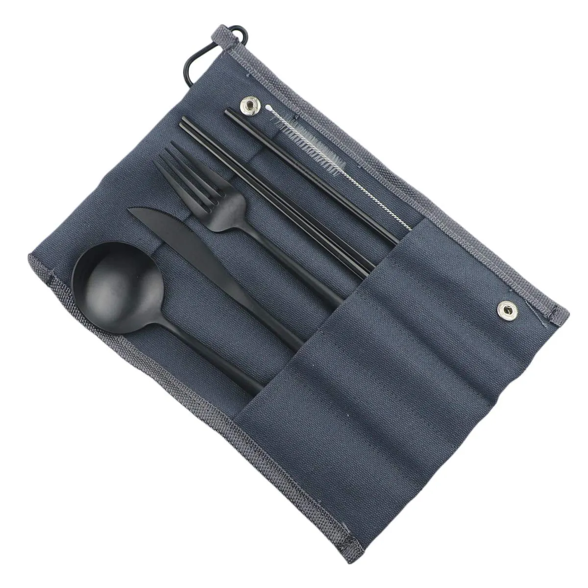 Gugrida: 18/10 Stainless Steel Portable Utensils Set (7-pieces)