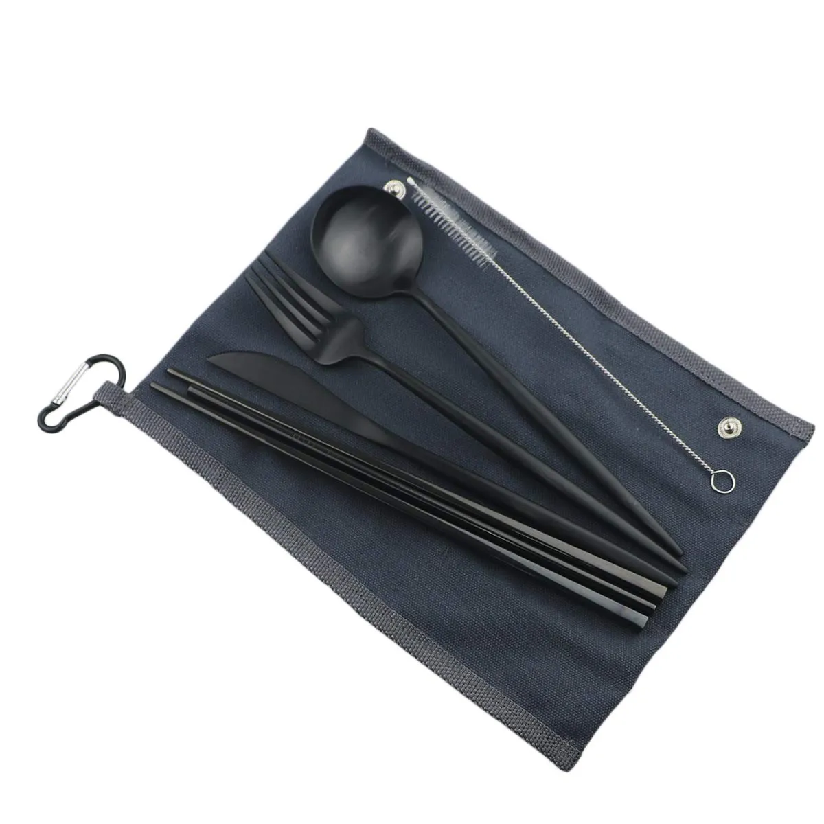 Gugrida: 18/10 Stainless Steel Portable Utensils Set (7-pieces)