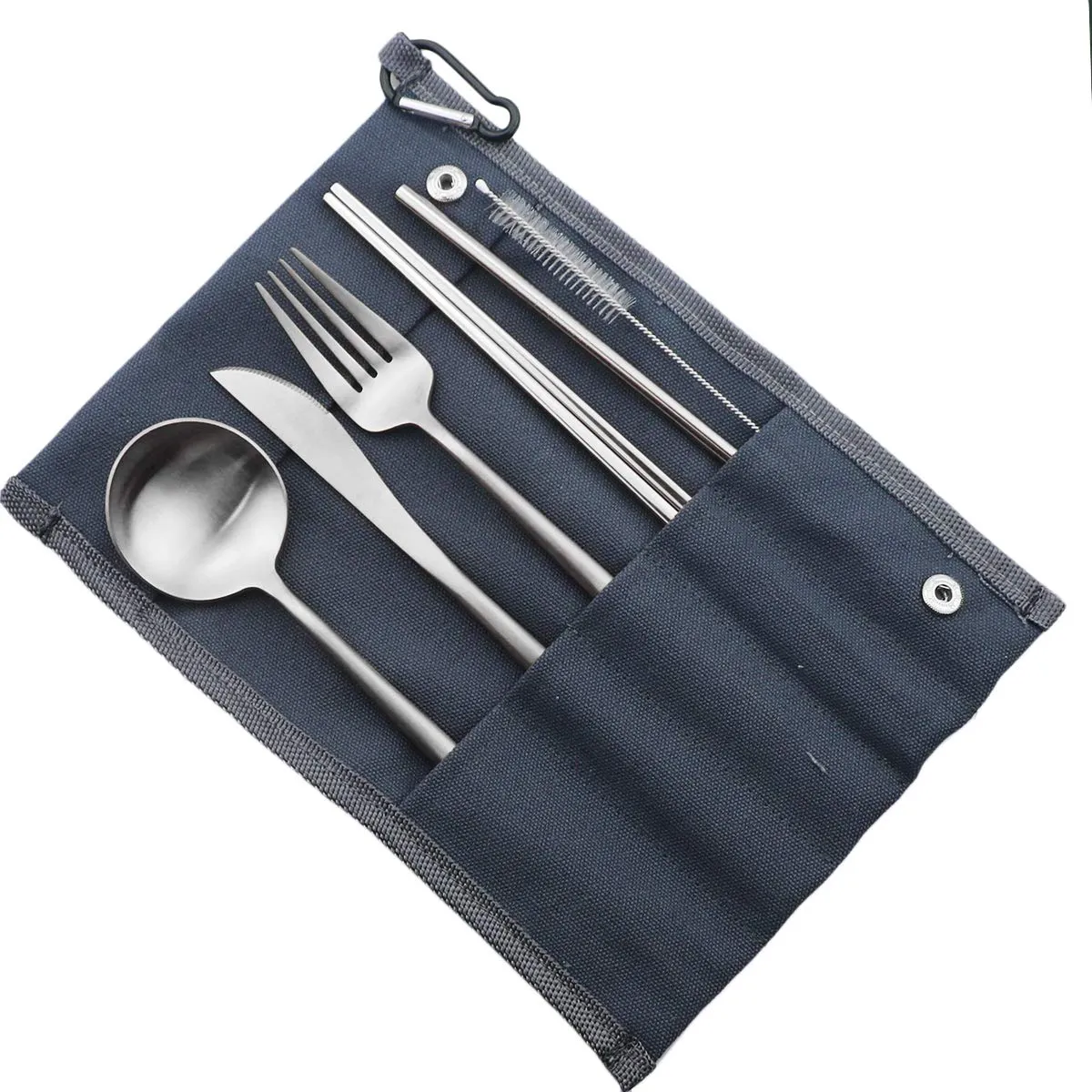 Gugrida: 18/10 Stainless Steel Portable Utensils Set (7-pieces)
