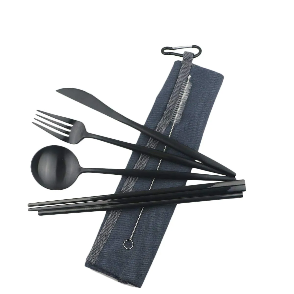 Gugrida: 18/10 Stainless Steel Portable Utensils Set (7-pieces)