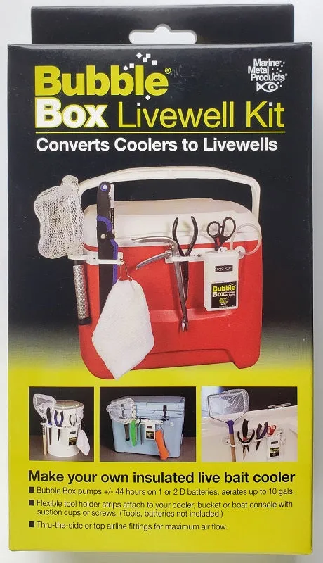 Marine Metal Bubble Box Livewell Kit LWK-11