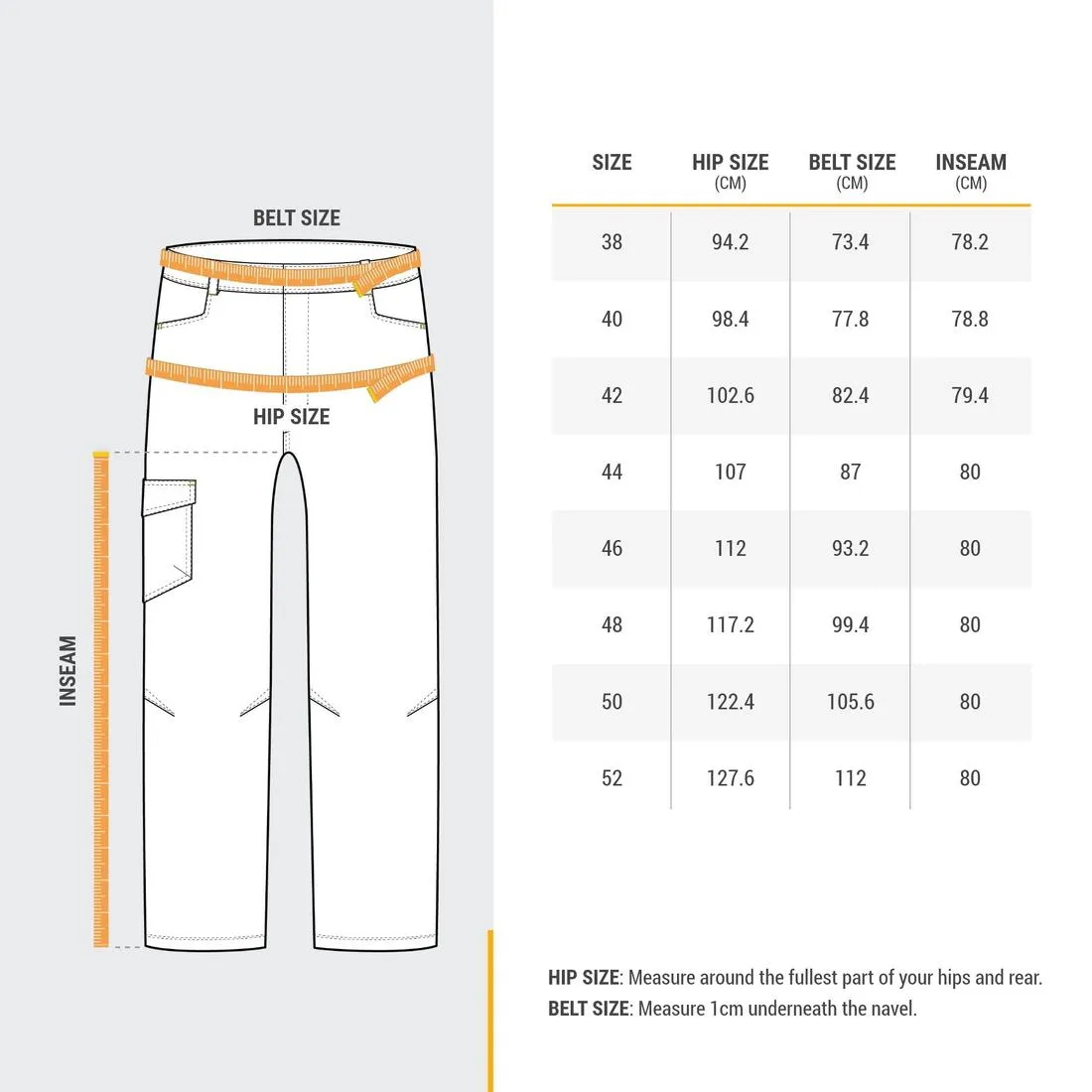 Men’s Hiking Trousers NH100