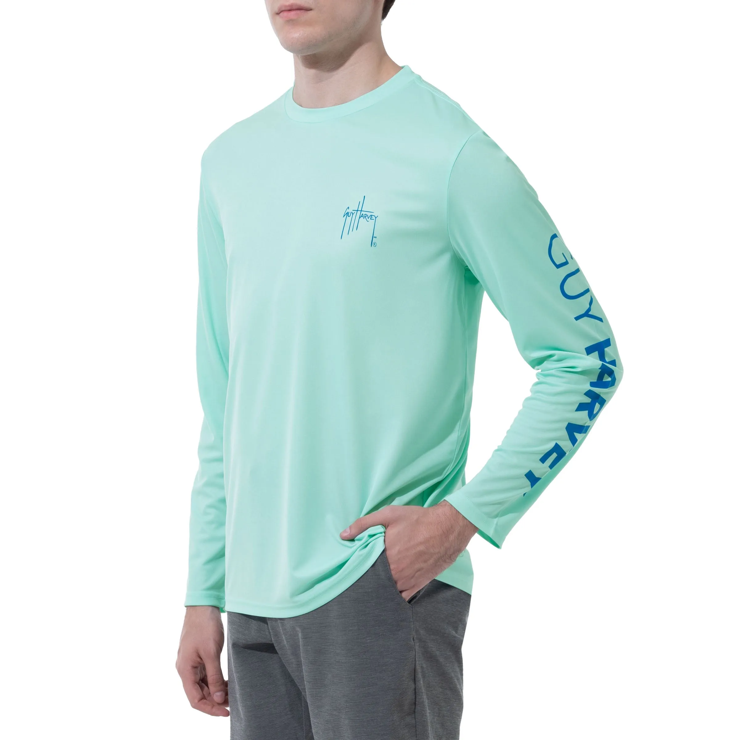 Men's Long Sleeve Sun Protection Shirt UPF 50 