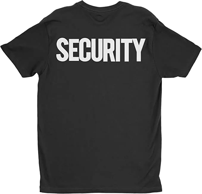 Moisture Wicking Security T-Shirt - Black