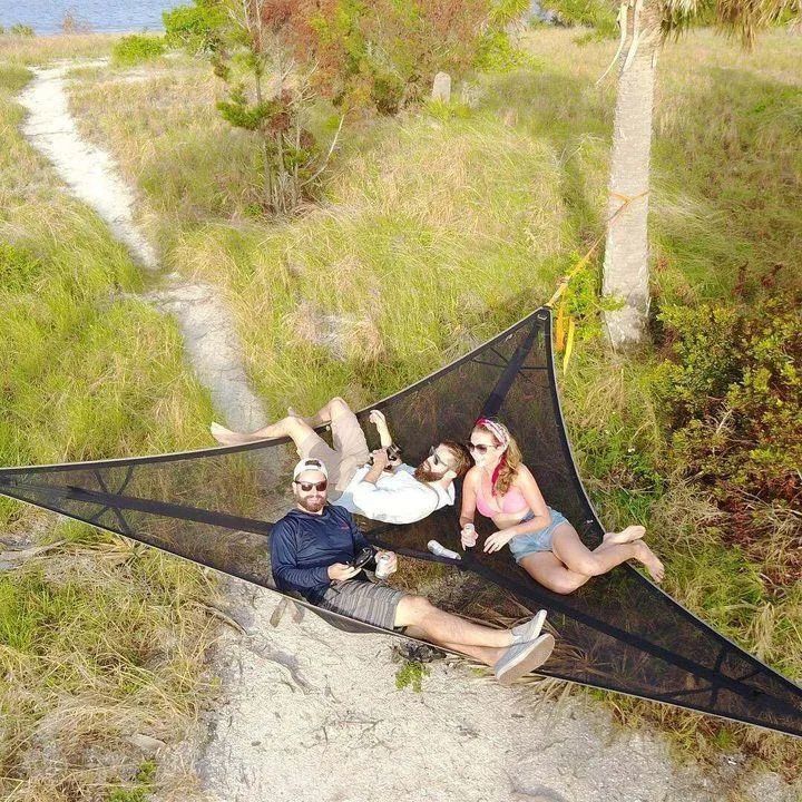 Multi-Person Camping Hammock Three Point Design