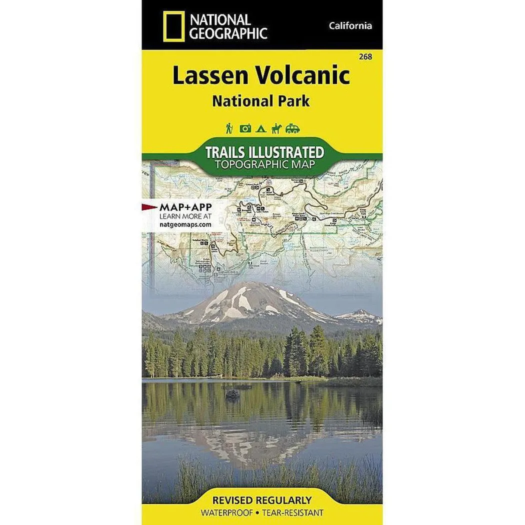 National Geographic Trails Illustrated Lassen Volcanic National Park Map