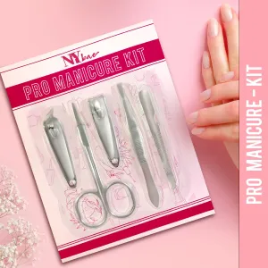 NY Bae Pro Manicure Kit | Ear Pick | Nail Cutter | Multipurpose Scissors | Tweezer | Nail File | Travel Friendly | Multi Functional
