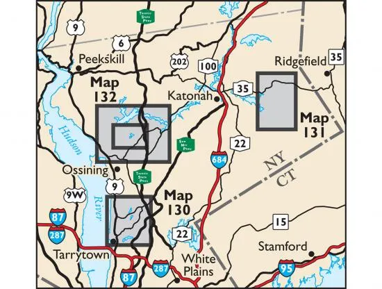 NYNJTC Westchester Trail Map - 1st Edition