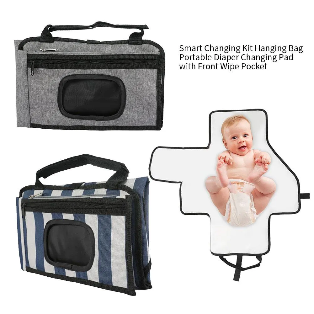 Smart Changing Kit Portable Diaper Hanging Bag