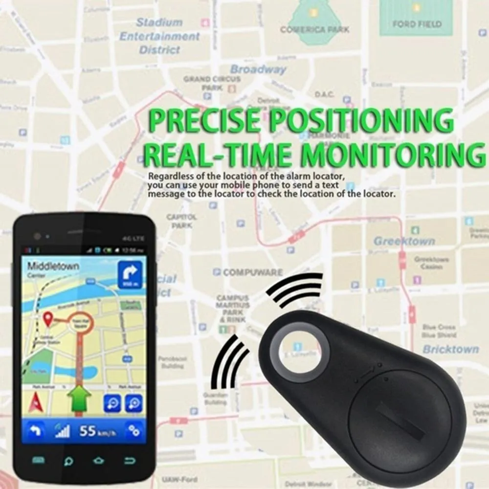 Smart Wireless 4.0 Key Anti Lost Finder Tracker Alarm Gps Locator Wireless Positioning Wallet Pet Key Hot
