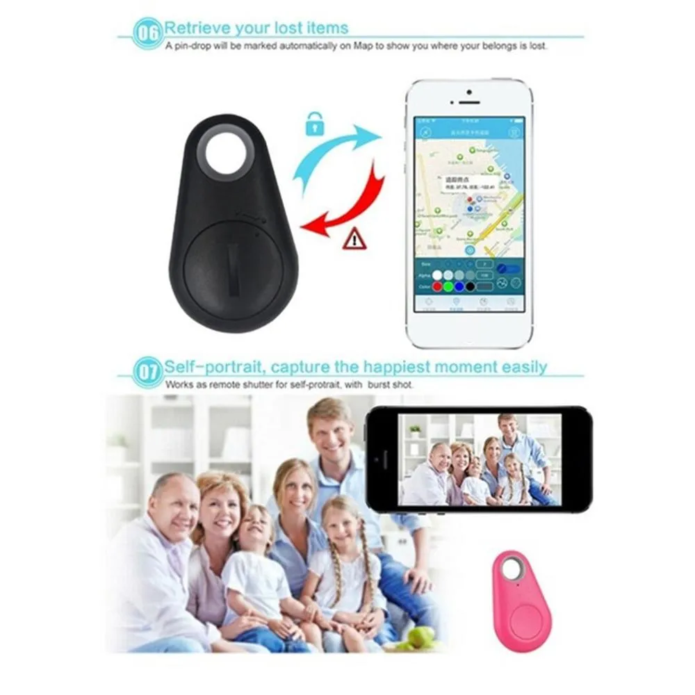 Smart Wireless 4.0 Key Anti Lost Finder Tracker Alarm Gps Locator Wireless Positioning Wallet Pet Key Hot