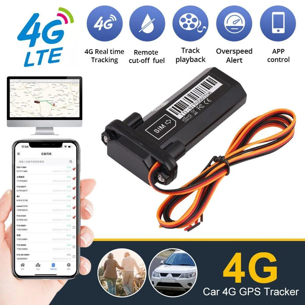 Tavice 901L 4G GPS Tracker for Vehicles, Mini GPS Tracker Waterproof Locator