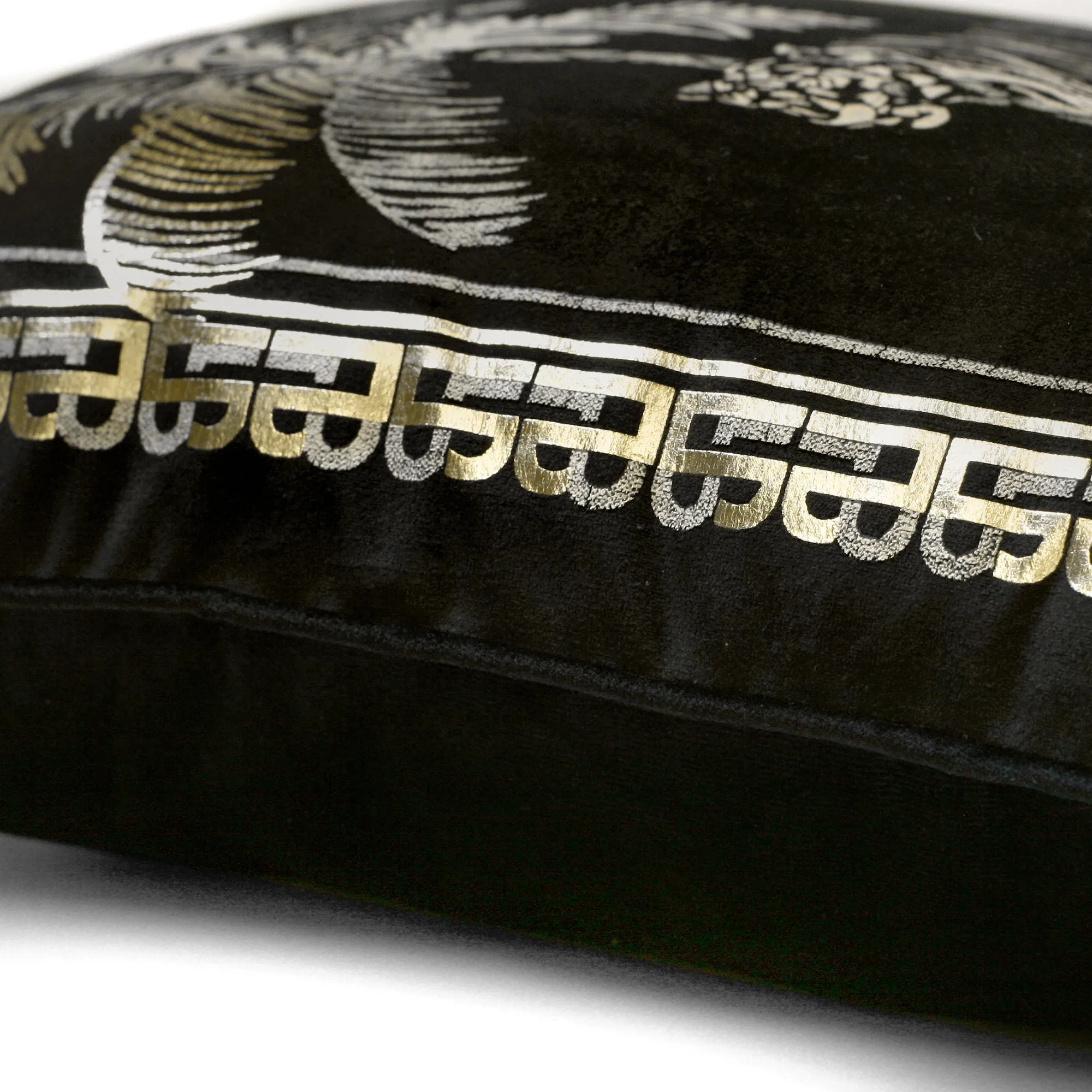 Tiger Tiger Cushion by Laurence Llewelyn-Bowen in Black 43 x 43cm