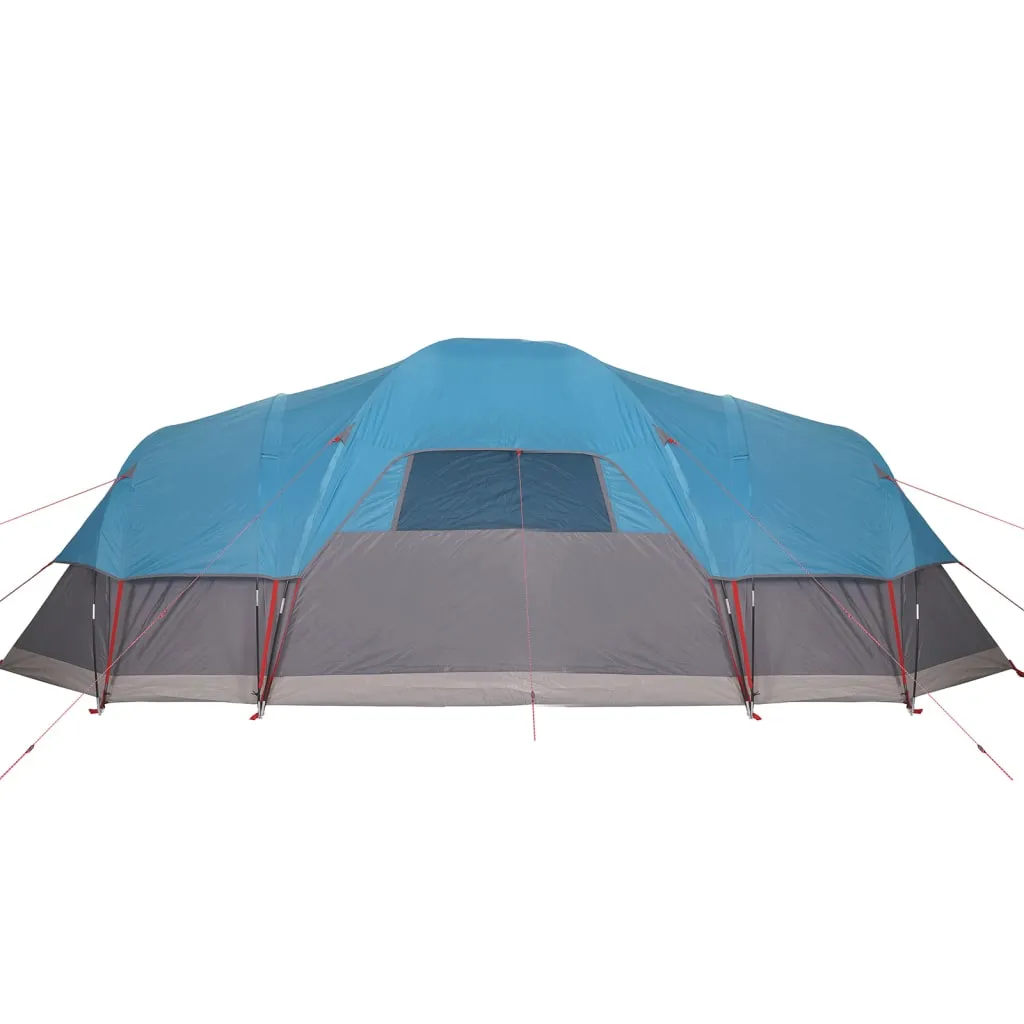 vidaXL Family Tent Dome 11-Person Blue Waterproof
