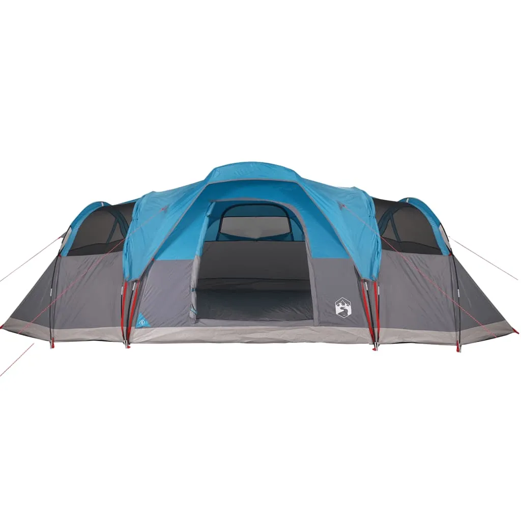 vidaXL Family Tent Dome 11-Person Blue Waterproof