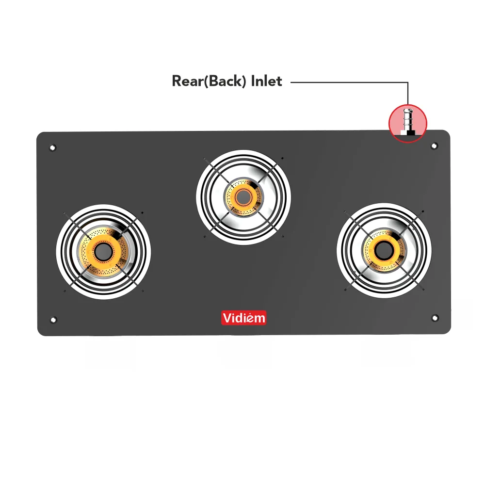 Vidiem Air Gold 3 Burner Gas Stove