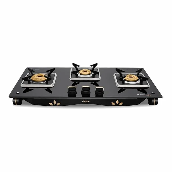 Vidiem Air Gold 3 Burner Gas Stove